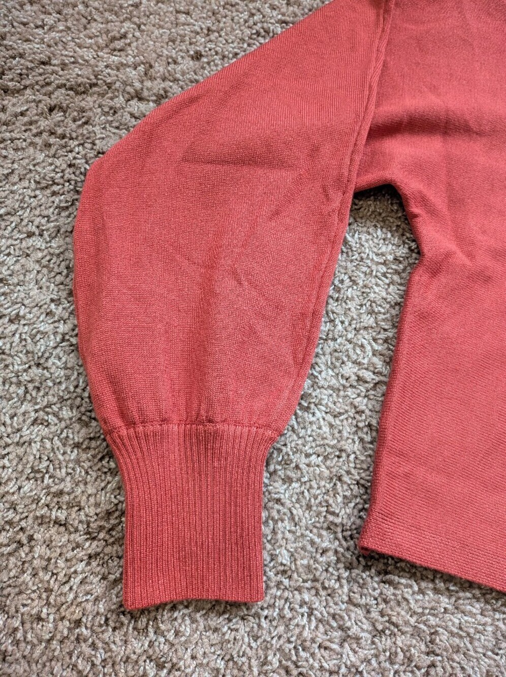 Cropped Puff Sleeve Sweater Bodycon Mini Skirt 2 Piece Set Large - Picture 5 of 13